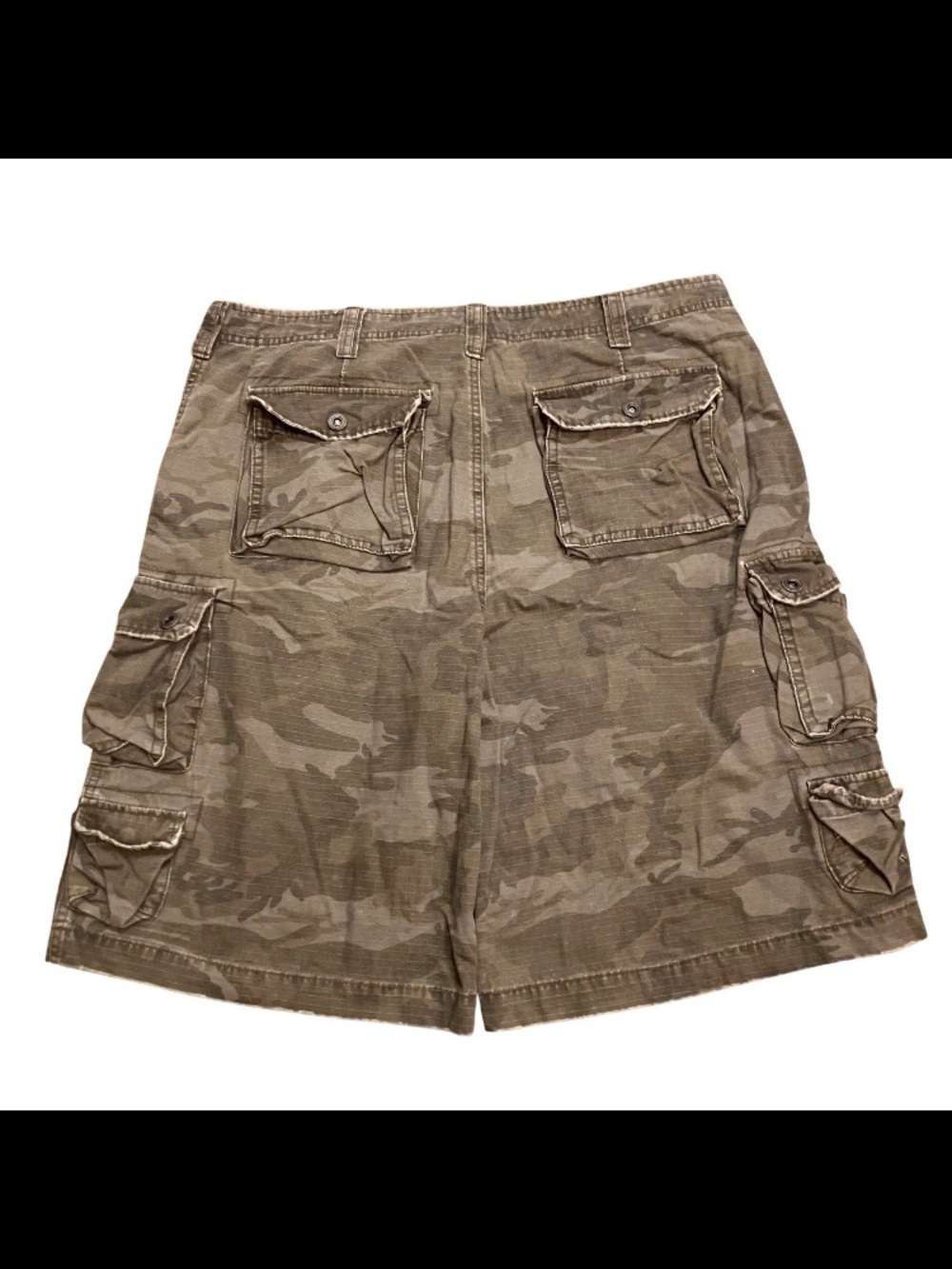 NOBO Cargo Shorts Men Camo 90s Y2K Baggy Army Streetwear 38 - Picture 4 of 15